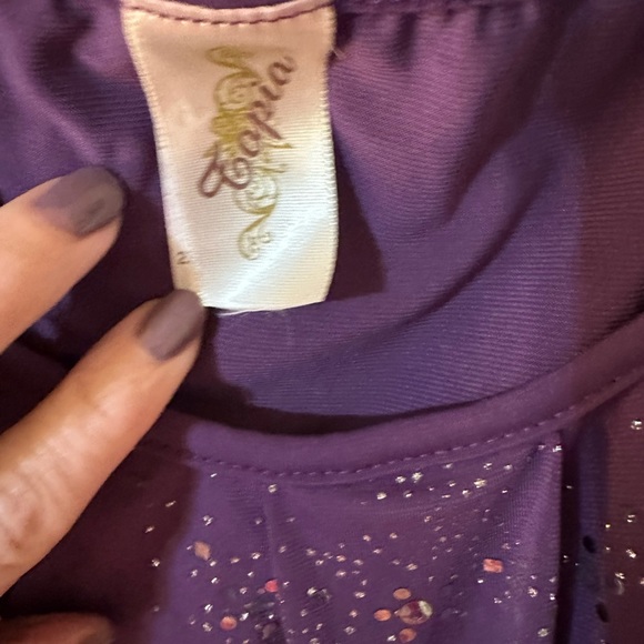 Topia   Purple with silver sparkles - Picture 3 of 4